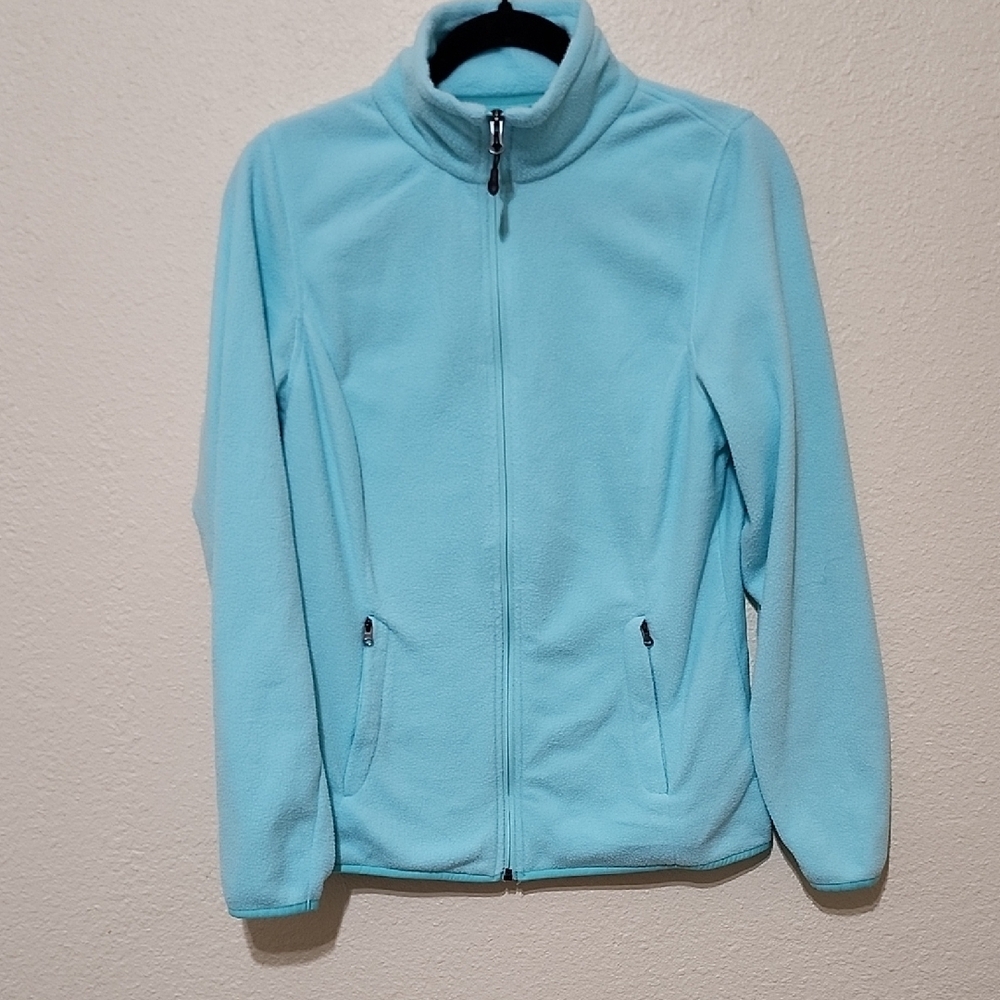 Amazon Essentials Blue Ski Jacket with Full-Length Zipper & High Collar NWOT - Picture 1 of 7